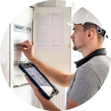 Eletricista em Campinas SP realizando instalação elétrica profissional